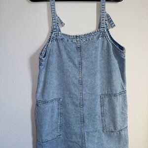Mango Blue Denim jumpsuit-sundress. Sz.М